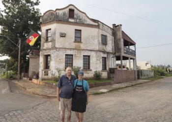 No RS, casarão de 117 anos resistiu a várias enchentes do Rio Taquari
