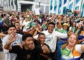 Marcha para Jesus reúne milhares de fiéis no centro do Rio de Janeiro