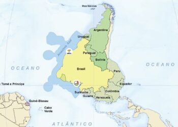 IBGE lança mapa-múndi invertido, com o Sul no topo