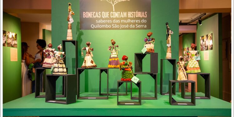 Exposição de bonecas mostra saber quilombola no Rio
