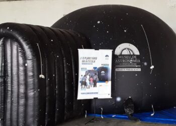 Museu e bibliotecas levarão planetário móvel a comunidades do Rio