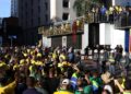 Ato em SP reúne apoiadores de Bolsonaro contra julgamento no STF