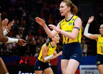 Vôlei: seleção feminina bate Bélgica na 2ª semana da Liga das Nações
