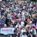 Caminhada de mulheres lésbicas protesta contra violências e racismo
