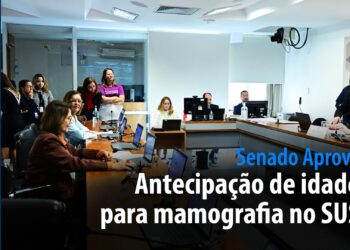 antecipação de idade para mamografia no SUS é destaque — Senado Notícias