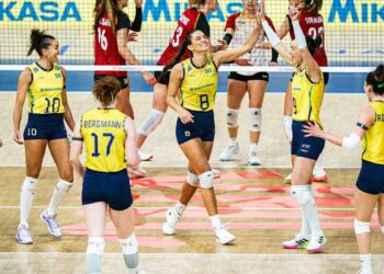 Vôlei: Brasil vence Alemanha e encara Japão na semi da Liga das Nações