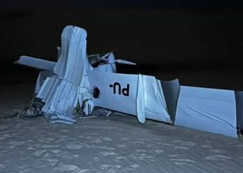 Avião de pequeno porte cai nos Lençóis Maranhenses e deixa dois mortos