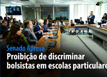 proibição de discriminar bolsistas em escolas particulares — Senado Notícias