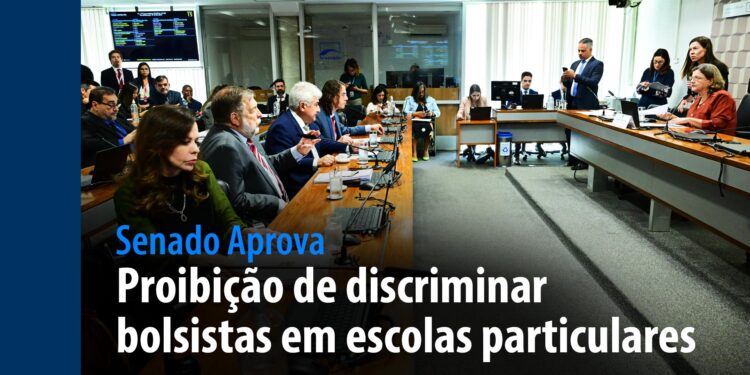 proibição de discriminar bolsistas em escolas particulares — Senado Notícias