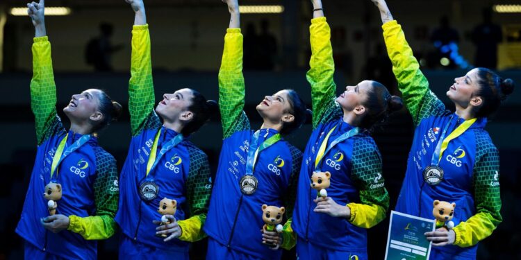 Mundial de GR: Brasil conquista prata inédita no conjunto geral