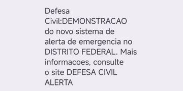 Defesa Civil testa aviso de desastre via celular no DF, GO, MS e MT