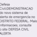 Defesa Civil testa aviso de desastre via celular no DF, GO, MS e MT