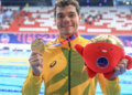 Gabriel Bandeira bate recorde no Mundial de natação de Singapura