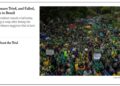 Imprensa ocidental destaca ineditismo do julgamento de Bolsonaro