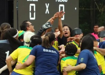 Estreante, Brasil avança às semifinais do Mundial de cegas na Índia