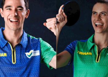 Hugo Calderano e Bruna Takahashi são campeões do Pan-Americano nos EUA