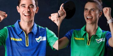 Hugo Calderano e Bruna Takahashi são campeões do Pan-Americano nos EUA