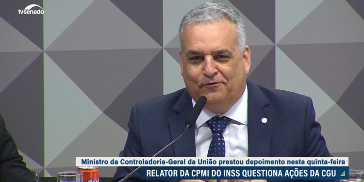 Relator da CPMI do INSS questiona imparcialidade do ministro da CGU — Senado Notícias