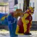 Belém vira galeria a céu aberto com estátuas de onças coloridas