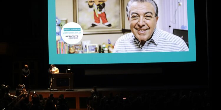 Mauricio de Sousa é homenageado na abertura da Mostra de Cinema de SP