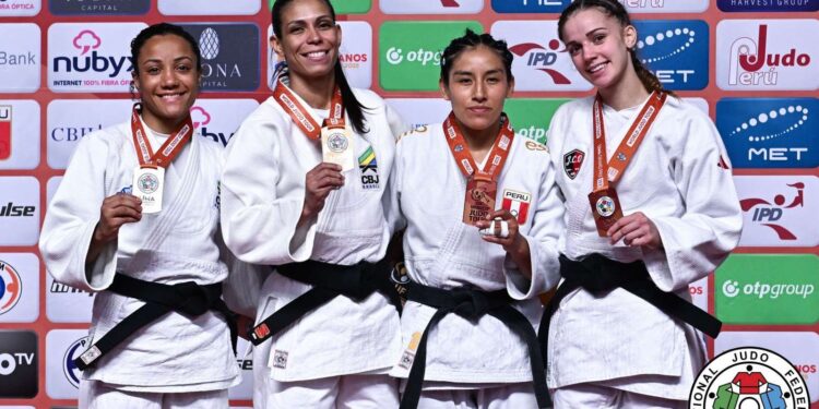 Judocas brasileiras levam 4 medalhas no 1º dia do Grand Prix de Lima