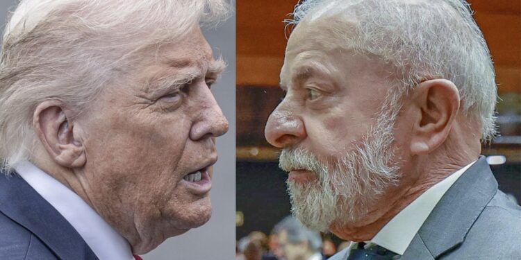 Lula conversa com Trump e pede fim de tarifaço a produtos brasileiros