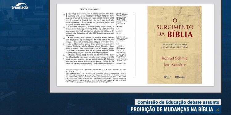 Debatedores contestam projeto que proíbe alterações em edições da Bíblia — Senado Notícias