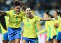 Seleção feminina fecha 2025 com goleada de 5 a 0 sobre Portugal