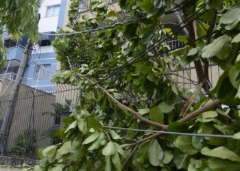 Rio registra fortes ventos devido à passagem de frente fria