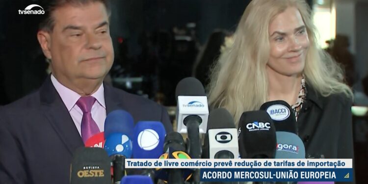 Acordo Mercosul-UE deve ter análise ágil, defendem Nelsinho Trad e embaixadora — Senado Notícias