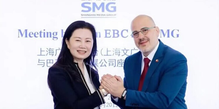 EBC fecha parceria com Shangai Media Group