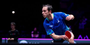 Hugo Calderano perde de algoz olímpico e cai em torneio na China