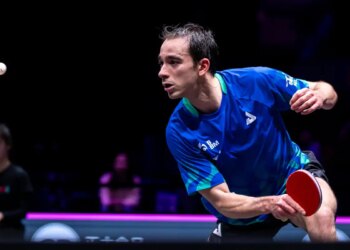Hugo Calderano avança para quartas da Copa do Mundo de tênis de mesa