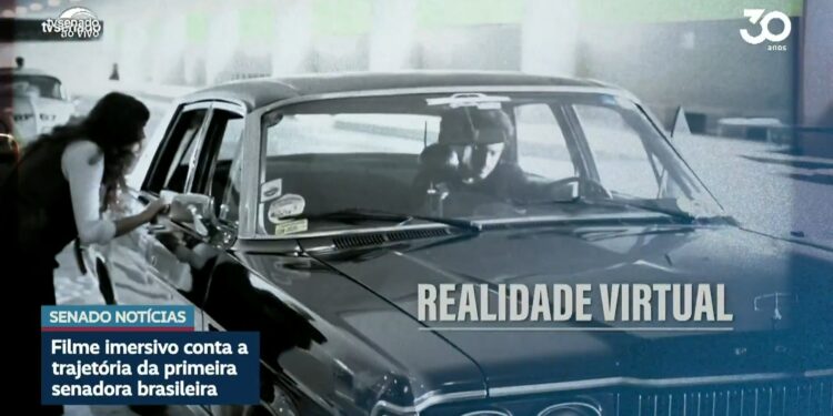 Filme imersivo conta a trajetória da primeira senadora brasileira — Senado Notícias