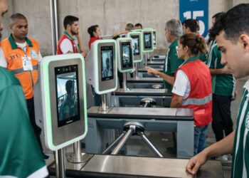 Reconhecimento facial amplia público nos estádios e reforça segurança