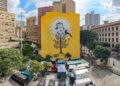 Ailton Krenak é homenageado com mural em edifício de São Paulo