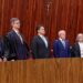 Chefes dos Três Poderes participam da posse de Nunes Marques no TSE — Senado Notícias