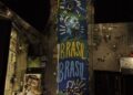 Pintura ressignifica rua marcada por operação letal no Rio de Janeiro