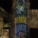 Pintura ressignifica rua marcada por operação letal no Rio de Janeiro