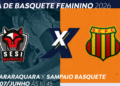 TV Brasil transmite Sesi Araraquara x Sampaio Basquete neste domingo